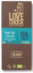 Lovechock Sweet Nibs & Sea Salt Tablet 70GR