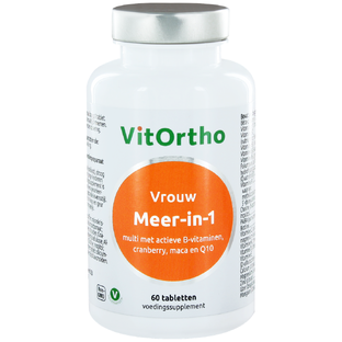 VitOrtho Meer In 1 Vrouw Tabletten 60TB VitOrtho Meer In 1 Vrouw Tabletten 60TB