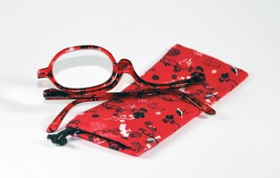 Melleson Optics Make-up Bril Rood +2.50 1ST Melleson Optics Make-up Bril Rood +2.50 1ST