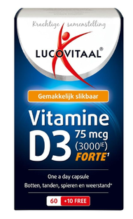 Lucovitaal Vitamine D3 75mcg Capsules 80CP Lucovitaal Vitamine D3 75mcg Capsules 80CP