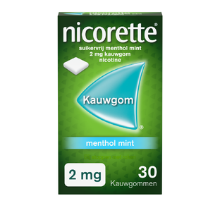 Nicorette Kauwgom 2mg Menthol Mint 30ST