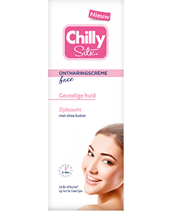 Chilly Silx Ontharingscreme Gezicht Gevoelige Huid 50ML Chilly Silx Ontharingscreme Gezicht Gevoelige Huid 50ML