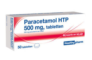 Healthypharm Paracetamol 500mg Tabletten 50TB