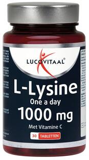 De Online Drogist Lucovitaal L-Lysine 1000mg Tabletten 30TB aanbieding