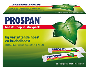 Prospan Hoestsiroop Sticks - bij vastzittende hoest en kriebelhoest 21ST 