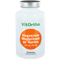 VitOrtho Magnesium Bisglycinaat en Taurine 100mg Tabletten 100TB