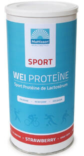 Mattisson HealthStyle Sport Wei Proteïne Poeder Aardbei 450GR