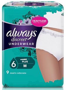 Always Discreet Underwear Plus Medium 9ST