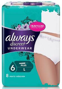 Always Discreet Underwear Plus Large 8ST