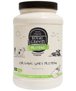 De Online Drogist Royal Green Organic Whey Proteïn 600GR aanbieding