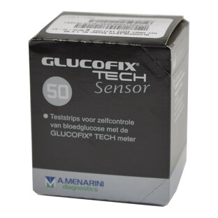 A Menarini Glucofix Tech Sensor Teststrips 50ST A Menarini Glucofix Tech Sensor Teststrips 50ST