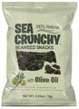 Sea Crunchy Zeewiersnacks Olijfolie 10GR Sea Crunchy Zeewiersnacks Olijfolie 10GR