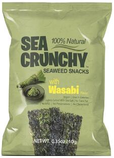 Sea Crunchy Zeewiersnacks Wasabi 10GR