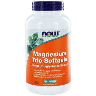 NOW Magnesium Trio Softgels 180SG NOW Magnesium Trio Softgels 180SG