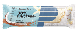 Powerbar 30% Protein Plus Vanilla Coconut 55GR Powerbar 30% Protein Plus Vanilla Coconut 55GR