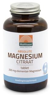 Mattisson HealthStyle Magnesium Citraat 200mg Tabletten 60TB