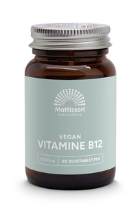 Mattisson HealthStyle Vegan Vitamine B12 5000mcg Zuigtabletten 60TB 