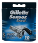 Gillette Scheermesjes Sensor Excel 10ST