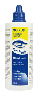 Eye Fresh Lenzenvloeistof Alles-In-1 No Rub 360ML Eye Fresh Lenzenvloeistof Alles-In-1 No Rub 360ML