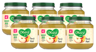Olvarit 4m+ Perzik Appel 125GR Olvarit 4m+ Perzik Appel 125GR