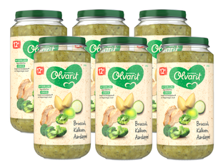 Olvarit 12m+ Broccoli Kalkoen Aardappel 250GR Olvarit 12m+ Broccoli Kalkoen Aardappel 250GR