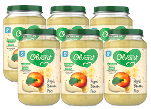 Olvarit 8m+ Appel Banaan Peer 200GR Olvarit 8m+ Appel Banaan Peer 200GR