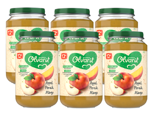 Olvarit 12m+ Appel Perzik Mango 200GR Olvarit 12m+ Appel Perzik Mango 200GR