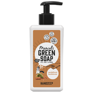 De Online Drogist Marcels Green Soap Handzeep Sandelhout & Kardemom 250ML aanbieding