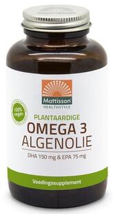 Mattisson HealthStyle Omega 3 Algenolie Capsules 120CP