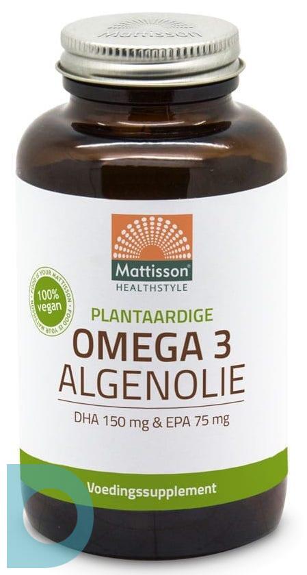Toeschouwer grijnzend De schuld geven Mattisson HealthStyle Omega 3 Algenolie Capsules 120st
