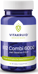Vitakruid B12 Combi 6000mcg Smelttabletten 60TB