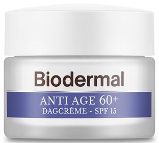 De Online Drogist Biodermal Anti Age Dagcrème 60+ met factor 15 50ML aanbieding