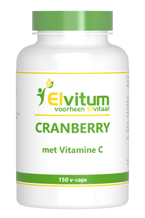 Elvitum Cranberry met Vitamine C Vegicaps 150CP Elvitum Cranberry met Vitamine C Vegicaps 150CP