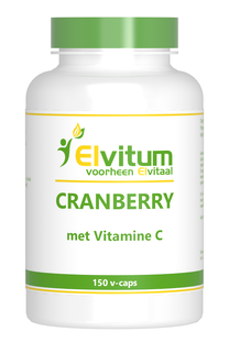 Elvitum Cranberry met Vitamine C Vegicaps 150CP