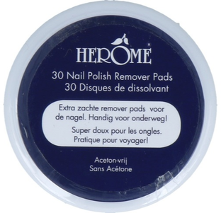 Herome Herome 30 Nailpolish Remover Pads - Aceton vrij 30ST