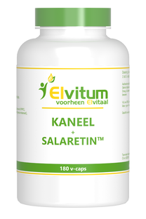 Elvitum Kaneel Met Salaretin Vegicaps 180CP Elvitum Kaneel Met Salaretin Vegicaps 180CP