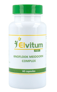 Elvitum Knoflook Meidoorn Complex Vegicaps 60CP Elvitum Knoflook Meidoorn Complex Vegicaps 60CP