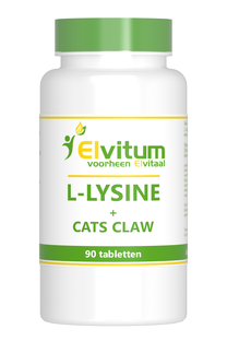 Elvitum L-Lysine Cats Claw Tabletten 90TB Elvitum L-Lysine Cats Claw Tabletten 90TB