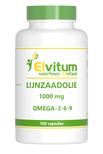 Elvitum Lijnzaadolie 1000mg Capsules 100CP Elvitum Lijnzaadolie 1000mg Capsules 100CP