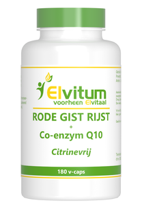 Elvitum Rode Gist Q10 Vegicaps 180CP Elvitum Rode Gist Q10 Vegicaps 180CP
