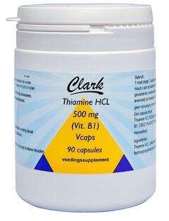 Clark Thiamine HCL Vitamine B1 500mg Capsules 90CP