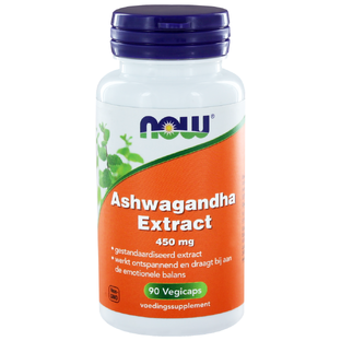 NOW Ashwagandha Extract 450mg Capsules 90CP