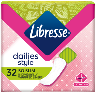 Libresse So Slim Inlegkruisjes 32ST Libresse So Slim Inlegkruisjes 32ST
