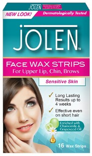 Jolen Face Wax Strips 16ST Jolen Face Wax Strips 16ST