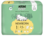 Muumi Baby Ecologische Luiers 1 Newborn 25ST