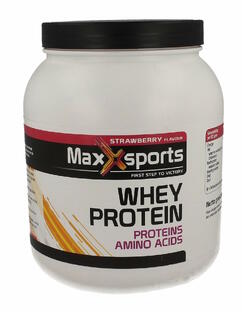 MaxxPosure Maxx Sports Whey Proteine Aardbei 1000GR