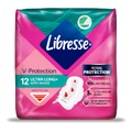 Libresse V-Protection Ultra Long+ Wings Maandverband 12ST Libresse V-Protection Ultra Long+ Wings Maandverband 12ST