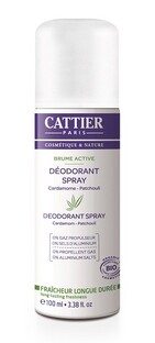 Cattier Paris Deospray Kardemom Patchouli 100ML  Cattier Paris Deospray Kardemom Patchouli 100ML