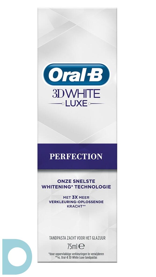 verband Correspondent Afhaalmaaltijd Oral B Tandpasta 3D White Luxe Perfection