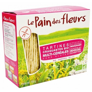 Le Pain des Fleurs Meergranen Crackers 150GR Le Pain des Fleurs Meergranen Crackers 150GR